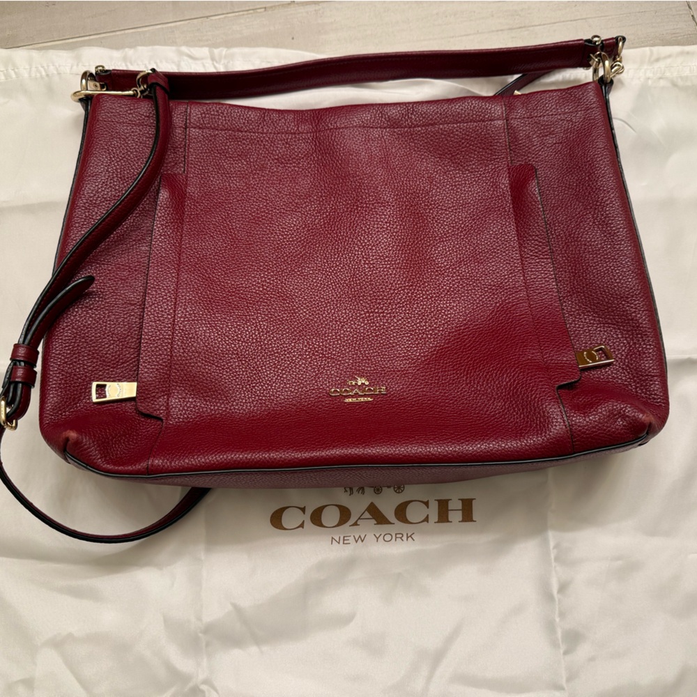 Coach Burgundy Crossbody Bag